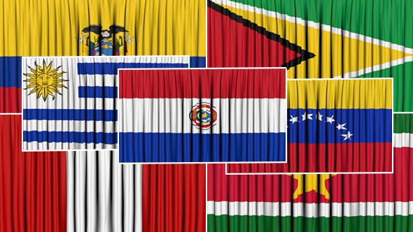 South America Curtain Open Pack 2 - Videohive 9264827 Download