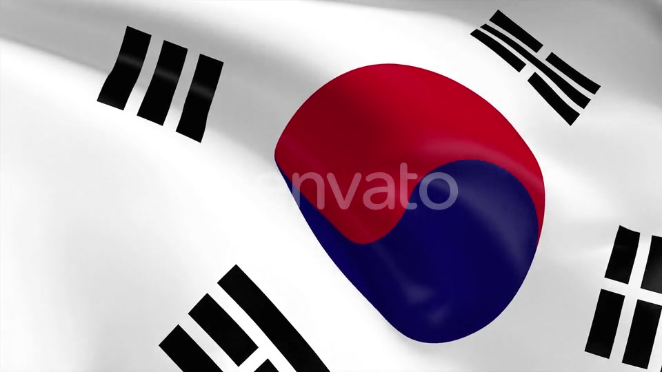 South Korea Flag Videohive 23659453 Motion Graphics Image 10