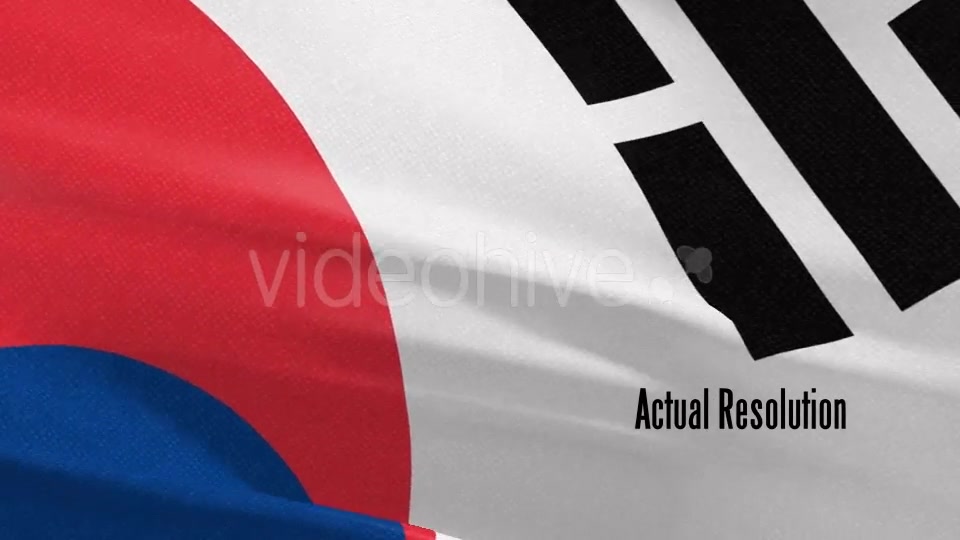 South Korea Flag 4K Videohive 20371271 Motion Graphics Image 10