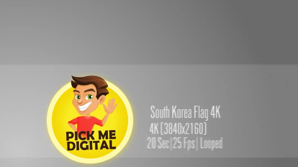 South Korea Flag 4K Videohive 20371271 Motion Graphics Image 2