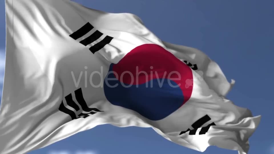 South Korea Flag Videohive 20040121 Motion Graphics Image 2
