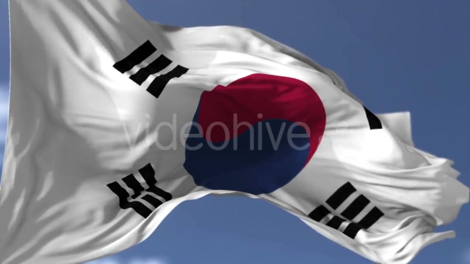 South Korea Flag Videohive 20040121 Motion Graphics Image 3