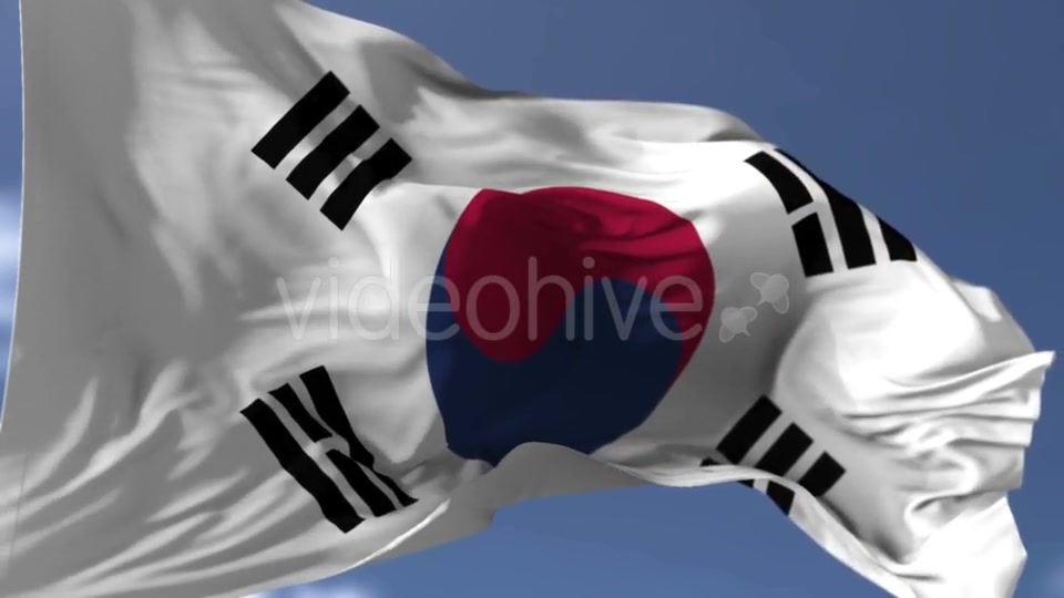 South Korea Flag Videohive 20040121 Motion Graphics Image 4