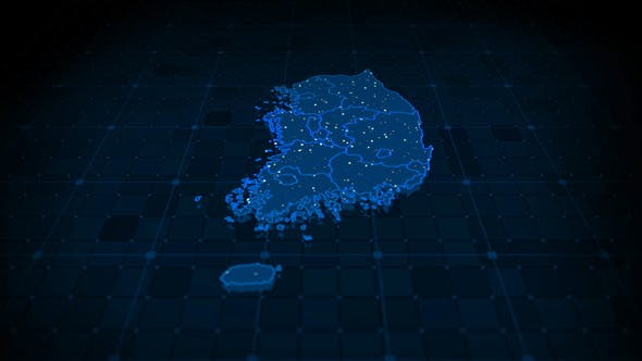 South Korea Map - Download Videohive 22371581