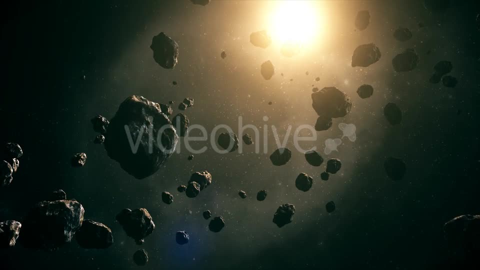Space and Asteroids Videohive 19783227 Motion Graphics Image 1