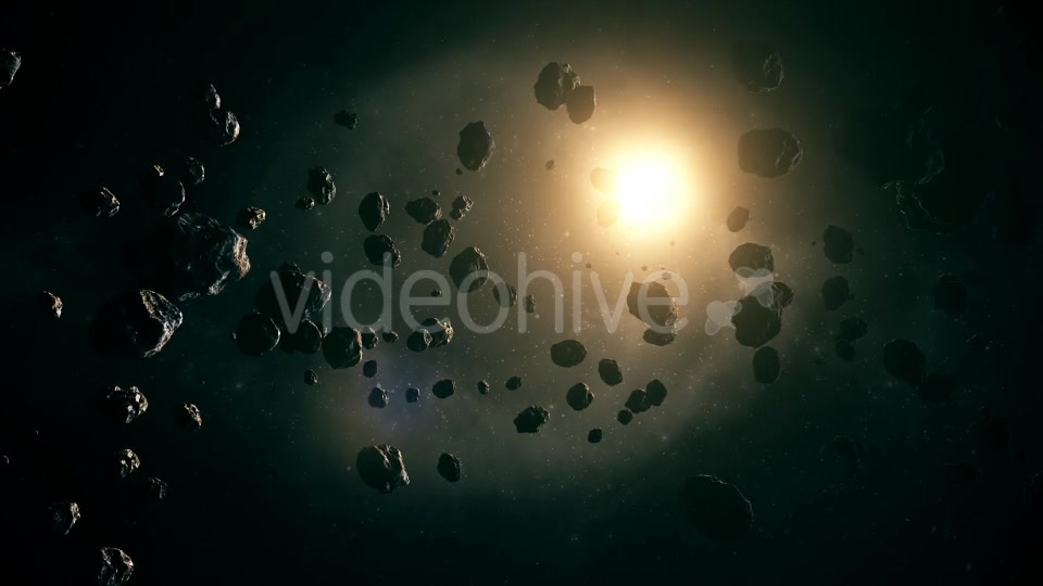 Space and Asteroids Videohive 19783227 Motion Graphics Image 8