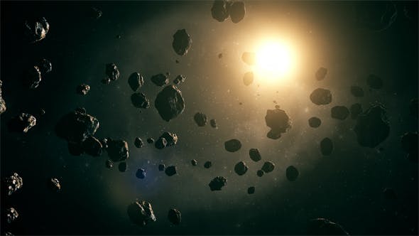 Space and Asteroids - 19783227 Videohive Download