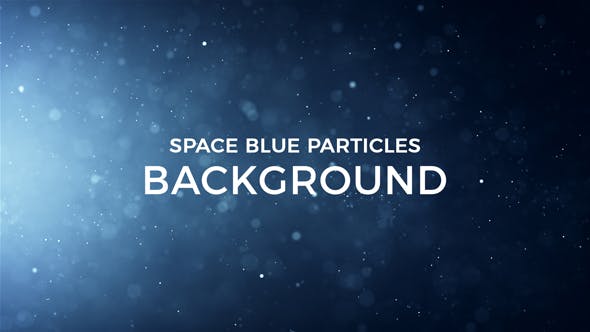 Space Blue Particles - Download Videohive 21263823