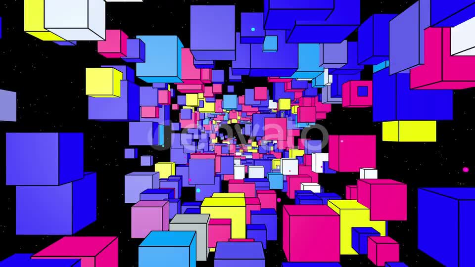 Space Box Colorful Videohive 23150297 Motion Graphics Image 1