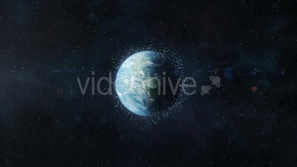 Space Debris in Earth Orbit Videohive 21385373 Motion Graphics Image 2