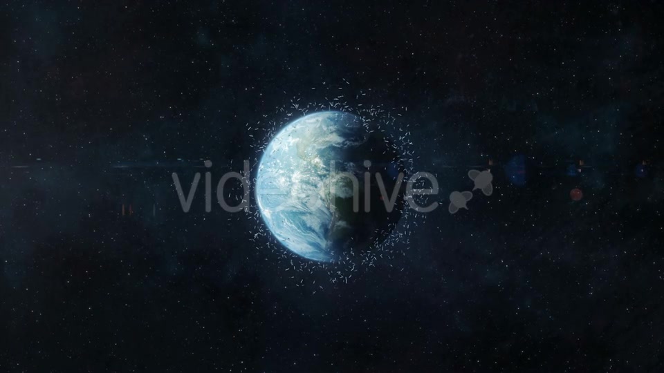 Space Debris in Earth Orbit Videohive 21385373 Motion Graphics Image 3