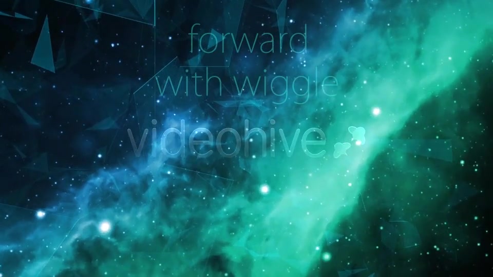Space Green Nebulae Flight with Plexus Videohive 13843685 Motion Graphics Image 11