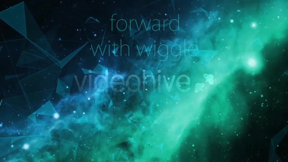 Space Green Nebulae Flight with Plexus Videohive 13843685 Motion Graphics Image 12
