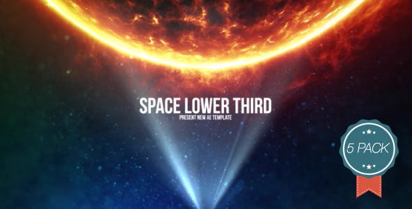 Space Light Lower Third V4 (5 Pack) - 11780445 Videohive Download