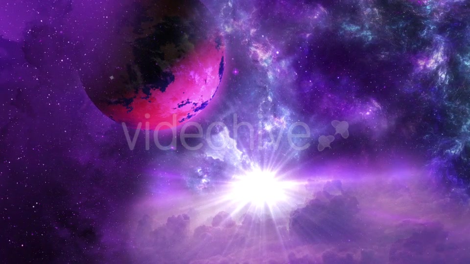 Space Nebula and Planet with the Shine Star on Background Videohive 20473359 Motion Graphics Image 9