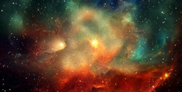 Space Nebula Flight Cosmic Background - Download 11363883 Videohive