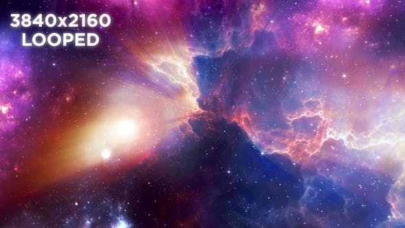 Space Nebula Flight Looped 4K - Download 23256480 Videohive