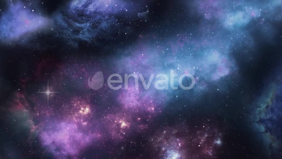 Space Nebula Flight Looped Videohive 24384083 Motion Graphics Image 1