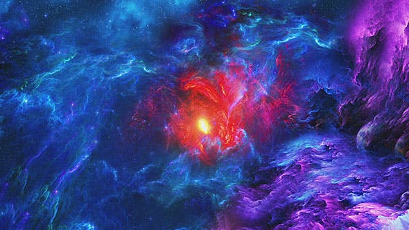 Space Nebulae and Spinning Wormhole - Videohive 20528648 Download