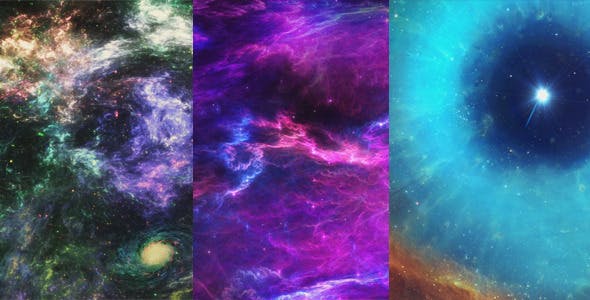 Space Nebulae Backgrounds Pack - 11107029 Videohive Download