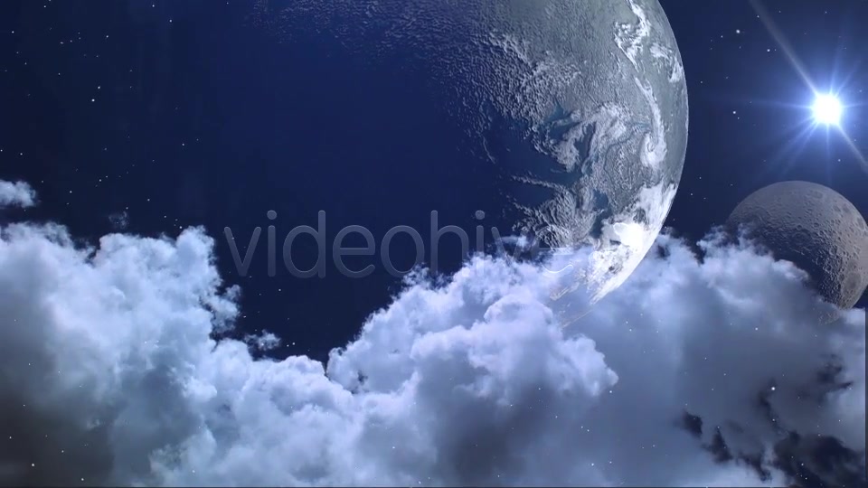 Space Panorama Clouds and Planets Videohive 8056955 Motion Graphics Image 5
