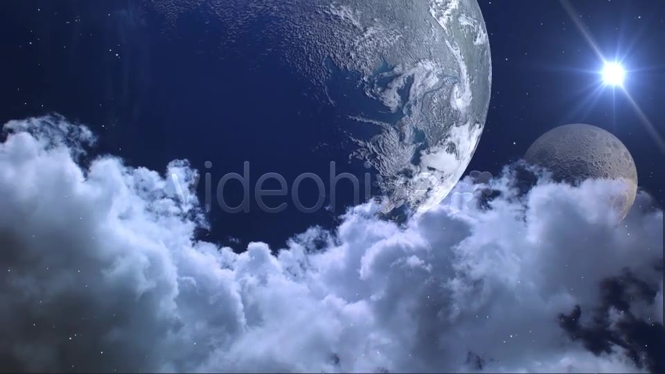 Space Panorama Clouds and Planets Videohive 8056955 Motion Graphics Image 7