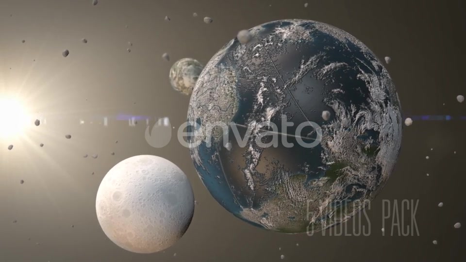 Space Planets Pack 1 Videohive 22105715 Motion Graphics Image 8