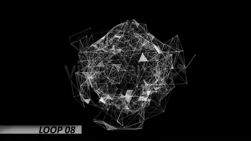 Space Polygons Plexus VJ (12 Pack) Videohive 14146768 Motion Graphics Image 7