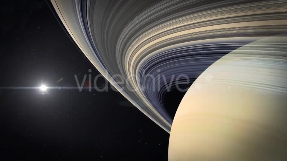 Space Probe Approaching Saturn Videohive 20717974 Motion Graphics Image 1