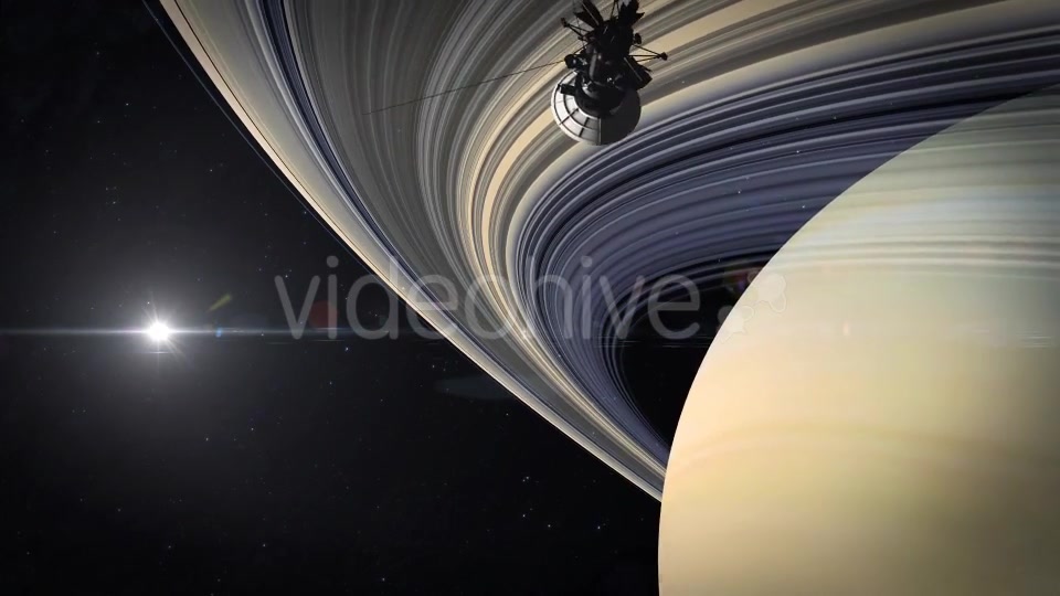 Space Probe Approaching Saturn Videohive 20717974 Motion Graphics Image 4