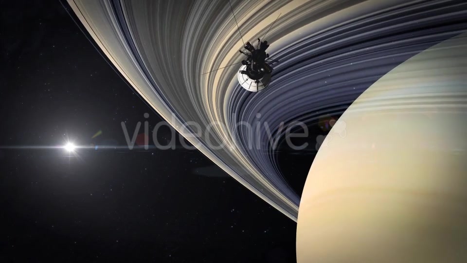 Space Probe Approaching Saturn Videohive 20717974 Motion Graphics Image 5