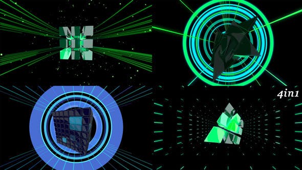 Space Reflection VJ Loops (4 Pack) - Download Videohive 15280892