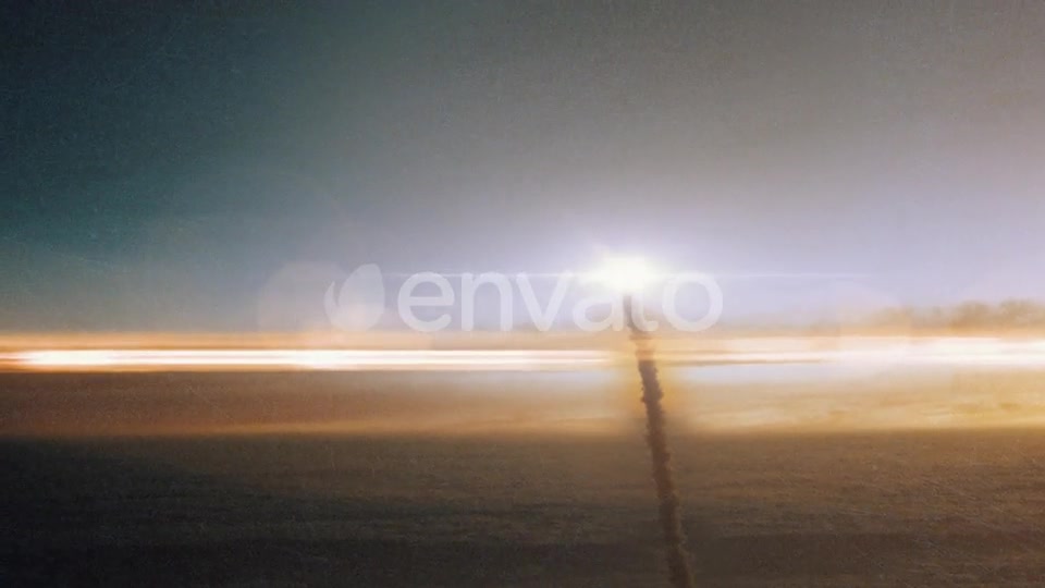 Space Rocket Launching into Space Through the Clouds at Sunset Videohive 24590293 Motion Graphics Image 5