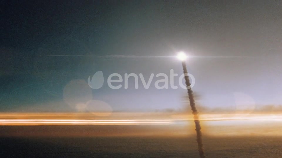 Space Rocket Launching into Space Through the Clouds at Sunset Videohive 24590293 Motion Graphics Image 7