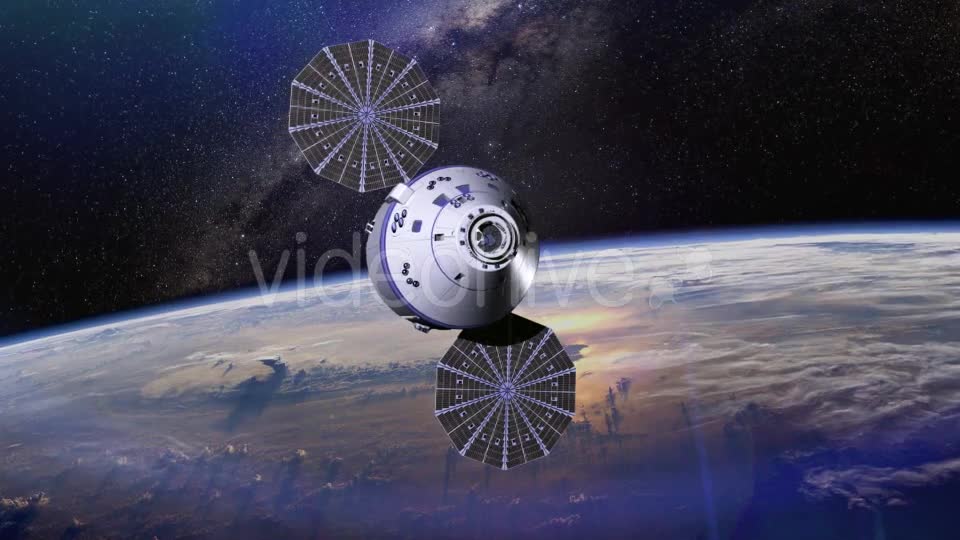 Space Satellite Orbiting The Earth Videohive 12966415 Motion Graphics Image 9