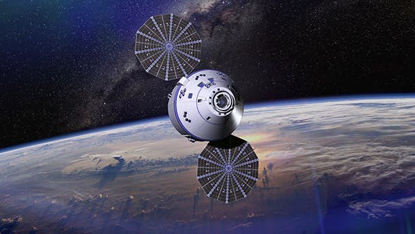 Space Satellite Orbiting The Earth - 12966415 Videohive Download