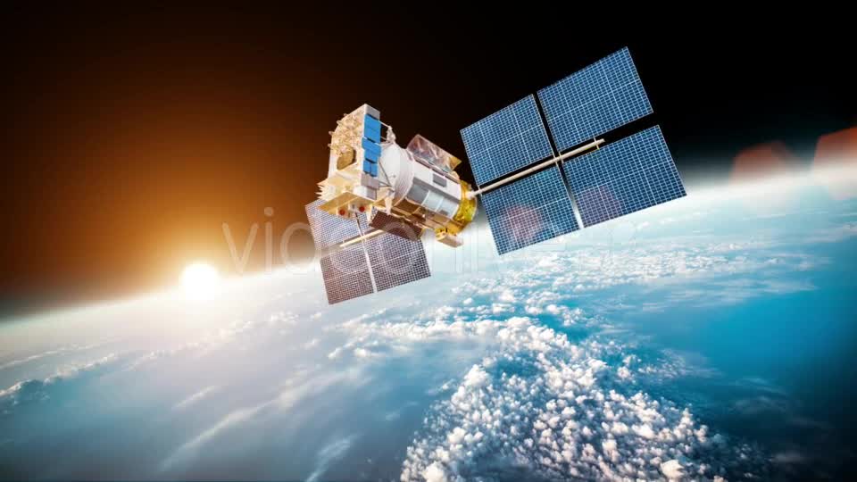 Space Satellite Over The Planet Earth Videohive 12809020 Motion Graphics Image 8