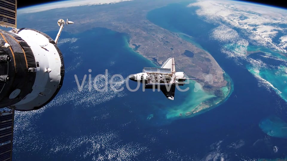 Space Shuttle Orbiting Earth Videohive 19350879 Motion Graphics Image 5