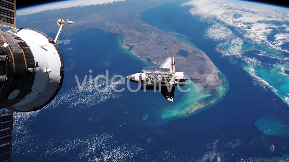 Space Shuttle Orbiting Earth Videohive 19350879 Motion Graphics Image 6
