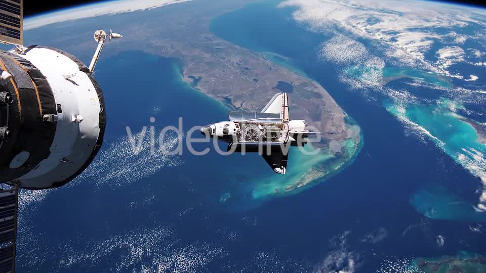 Space Shuttle Orbiting Earth Videohive 19350879 Motion Graphics Image 8