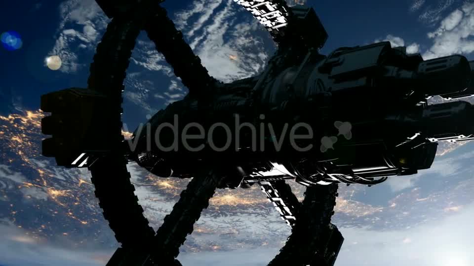 Space Station Orbiting Earth Videohive 19290062 Motion Graphics Image 1