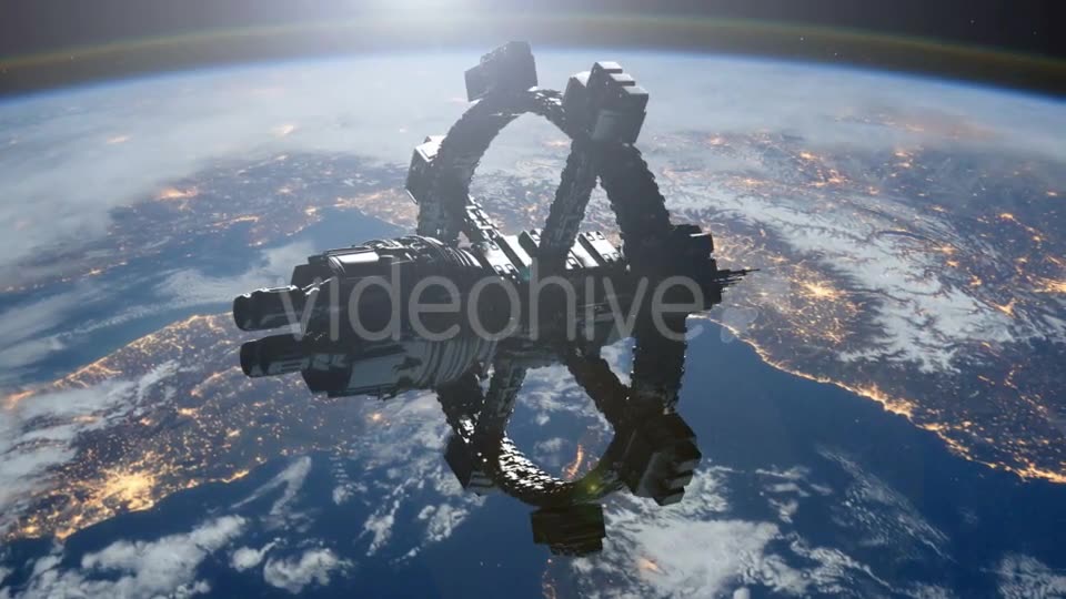 Space Station Orbiting Earth Videohive 19290085 Motion Graphics Image 2