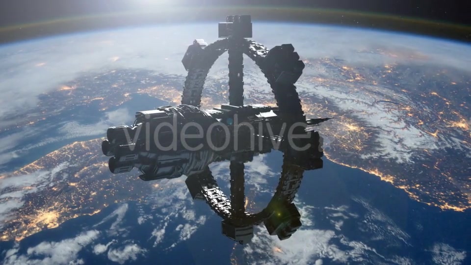 Space Station Orbiting Earth Videohive 19290085 Motion Graphics Image 3