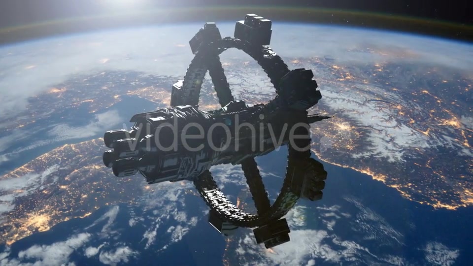 Space Station Orbiting Earth Videohive 19290085 Motion Graphics Image 4