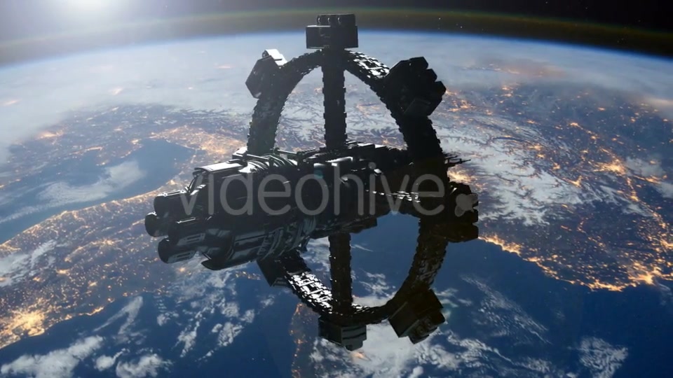 Space Station Orbiting Earth Videohive 19290085 Motion Graphics Image 6