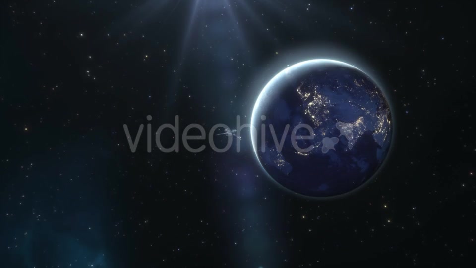 Spaceship Approaching and Leaving Earth Videohive 16361580 Motion Graphics Image 6