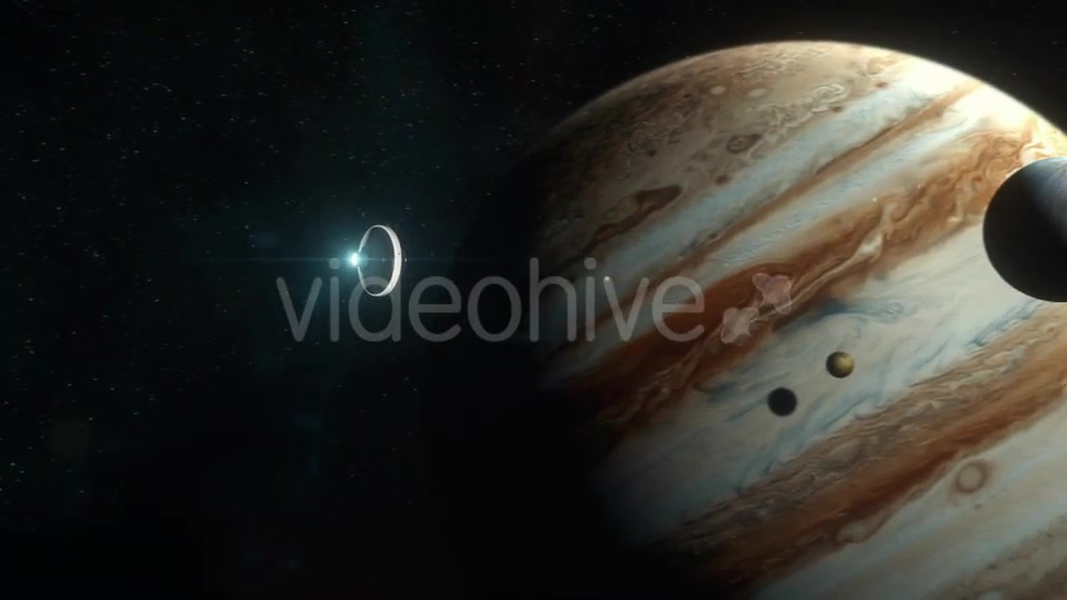Spaceship Approaching Jupiter Videohive 19264871 Motion Graphics Image 5