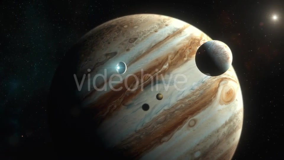 Spaceship Approaching Jupiter Videohive 19264871 Motion Graphics Image 6