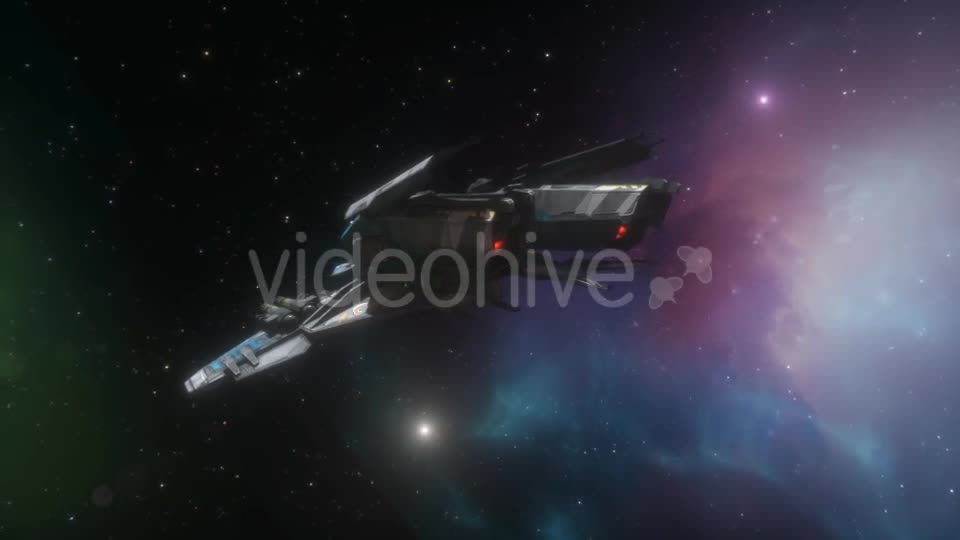 Spaceship Moving Off Videohive 16364608 Motion Graphics Image 1