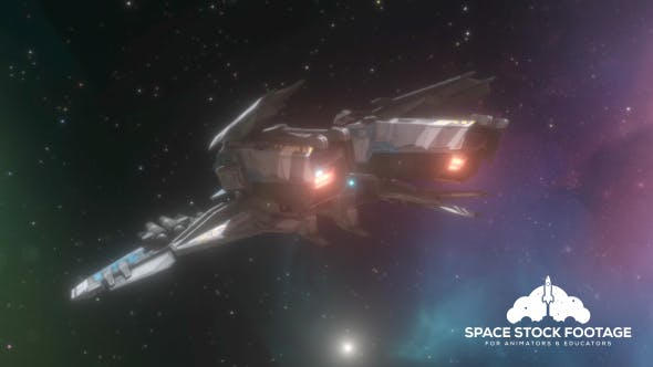 Spaceship Moving Off - 16364608 Download Videohive
